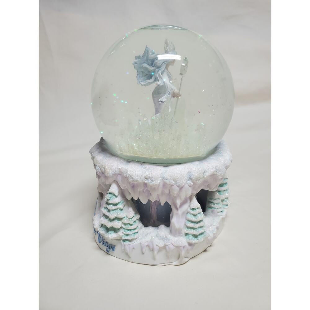 The San Francisco Music Box Company Winter Fairy Globe Music Box in Box - Picture 5 of 8